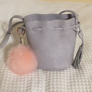 Free people bucket bag & bag charm